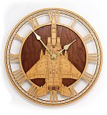 F-15E Strike Eagle Fighter<br>10-14 Inch Clock